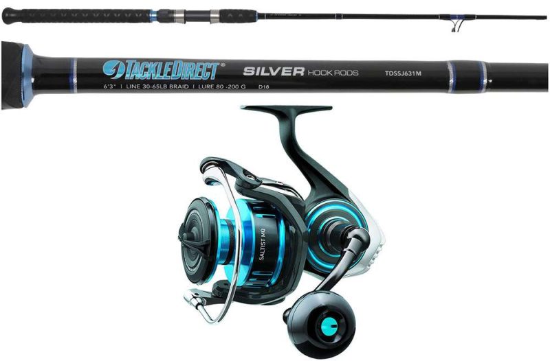 TackleDirect Silver Hook Jigging Combo - SALTISTMQ5000D-H/TDSSJ631M