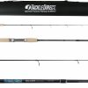 TackleDirect Silver Hook Series 3PC Travel Rod - 7 ft. - TDSSTS703M