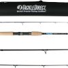 TackleDirect Silver Hook Series 3PC Travel Rod - 7 ft. - TDSSTS703MH