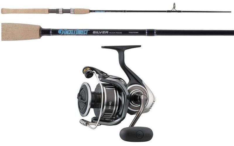 TackleDirect Silver Hook Spinning Combo - BGMQ3000D-XH/TDSS702MH