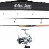 TackleDirect Silver Hook/Shimano ST4000XGFL Stradic FL Travel Combo