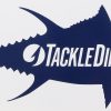 TackleDirect Tuna Decal - 10" - Navy on White - TD10WhiteBackTuna