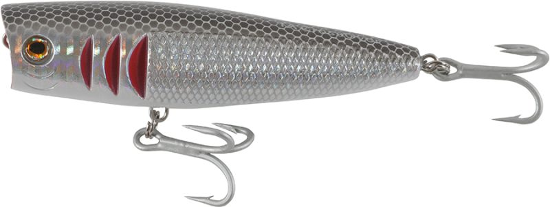 Tactical Anglers CrossOver Popper Lure Silver Bullet