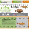 Texas Inshore Slam Release Ruler Decal