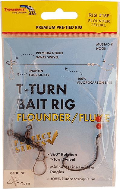 Thundermist T-Turn Bait Rig 15F Flounder/Fluke