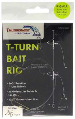 Thundermist T-Turn Bait Rig #1A - Panfish/Bullheaad/Crappie