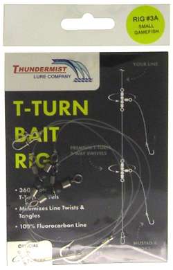 Thundermist T-Turn Bait Rig #3A - Saltwater Small Game Fish