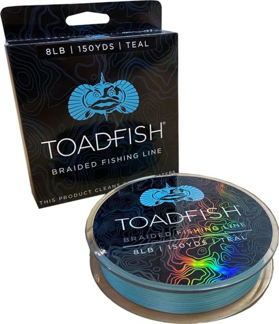 Toadfish Braided Fishing Line - 15lb - 150yd