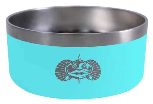 Toadfish Non-tipping Dog Bowl - Teal