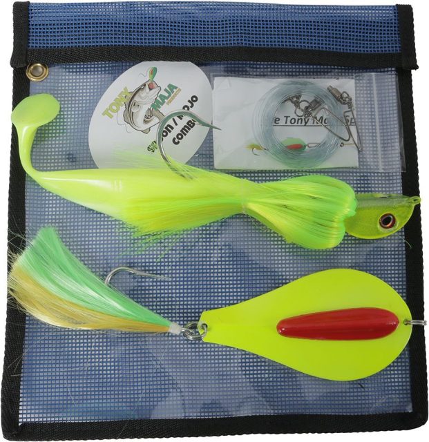 Tony Maja Magic Mojo Bunker Spoon Combo Rig - 24oz x #4 - Chartreuse