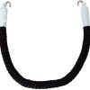 Top Shelf Marine Bucket Rope Handle - Black (White Tubing)