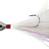 Tsunami Fluke Mania Mylar Jig - 1 1/2oz - White/Mylar