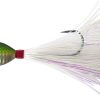 Tsunami Fluke Mania Mylar Jig - 2oz - Chartreuse/Mylar