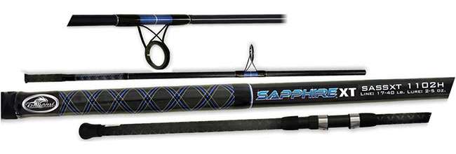 Tsunami Sapphire XT Surf Spinning Rod - SASSXT 802MH