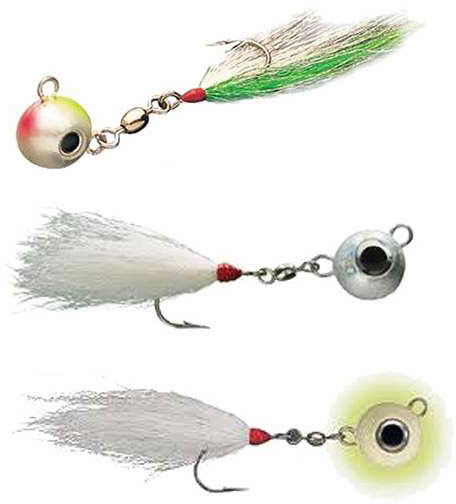 Tsunami TSBJ-1 Ball Jig Lure Chartreuse/White