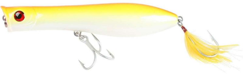 Tsunami TSTP5XD Talkin' Popper - 5 in. - 1-5/8oz Yellow / Red Head - TSTP5XD 223 Yellow / Red Head