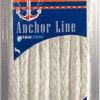 Unicord 3 Strand Twisted White Nylon Anchor Line - 3/8" x 50' - 300501