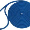 Unicord Double Braid Nylon Dock Line - 1/2 in. x 15 ft. - Blue