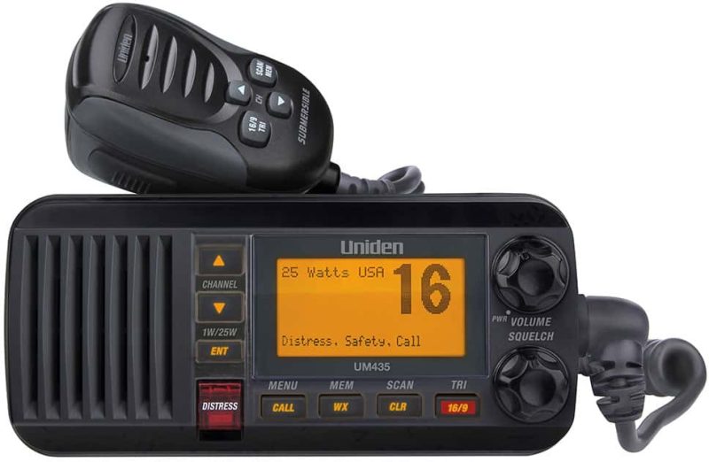 Uniden Fixed Mount VHF Radio - Black - UM435BK