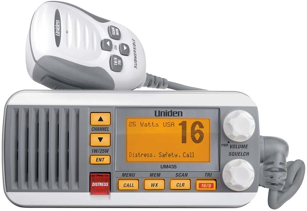 Uniden Fixed Mount VHF Radio - White - UM435