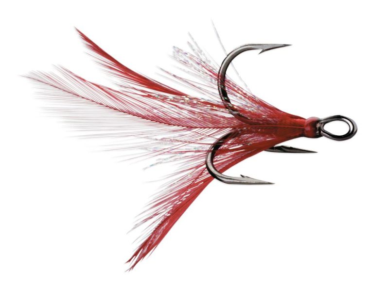 VMC Dressed X-Rap Treble Hook - Red - #2