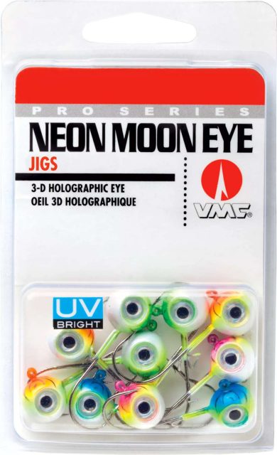 VMC Neon Moon Eye Jig Kit - 1/32oz - Glow UV