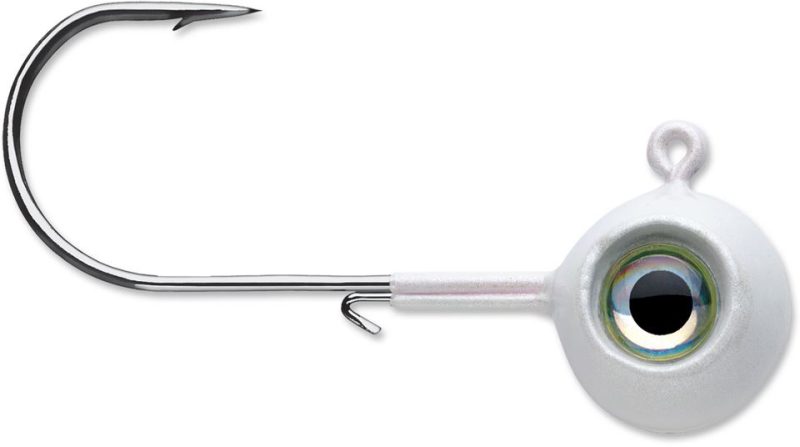 VMC Neon Moon Eye Jigs - 1/4oz - White