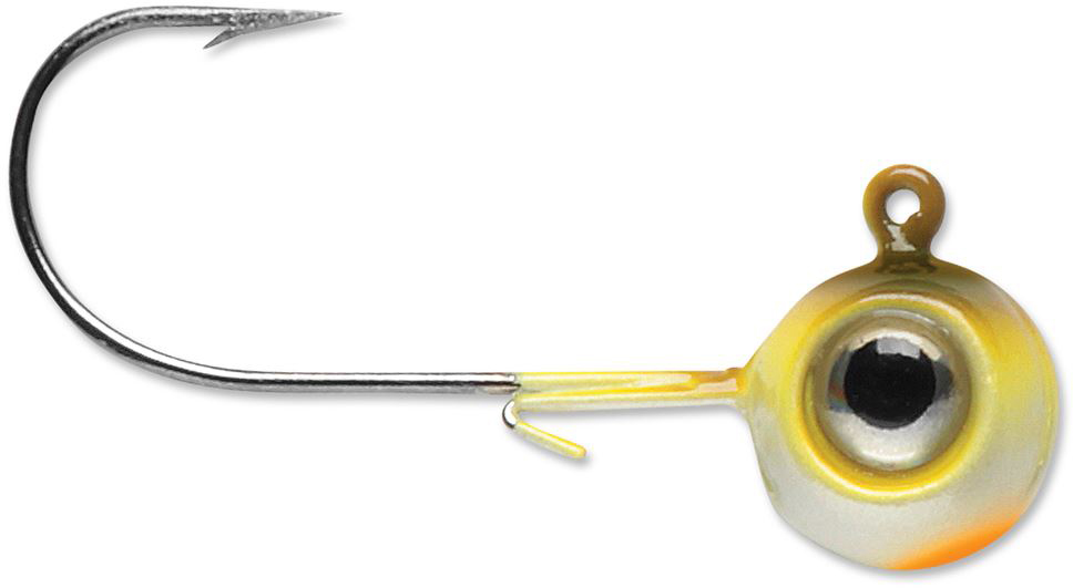 VMC Neon Moon Eye Jigs - 1/4oz - Yellow Perch