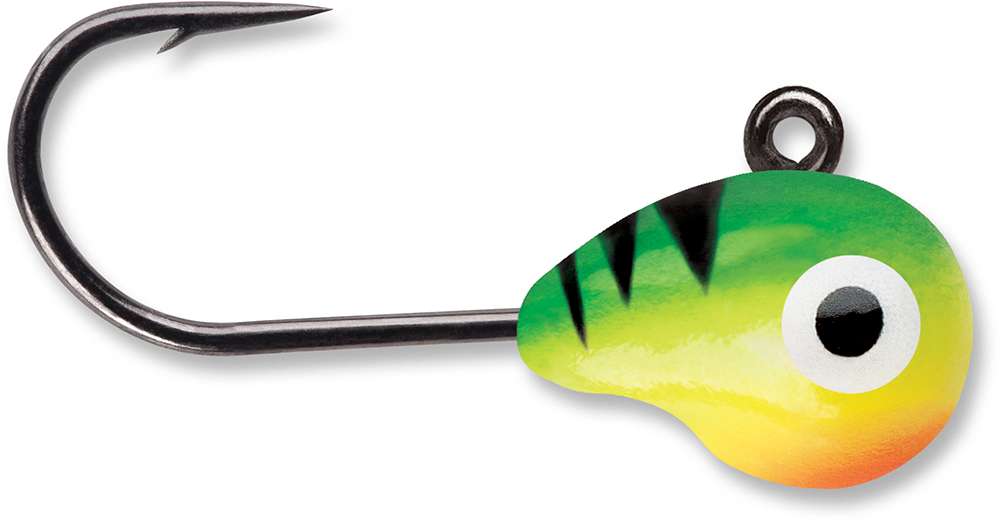 VMC Tungsten Tubby Jig - 1/32oz - Glow Fire Tiger