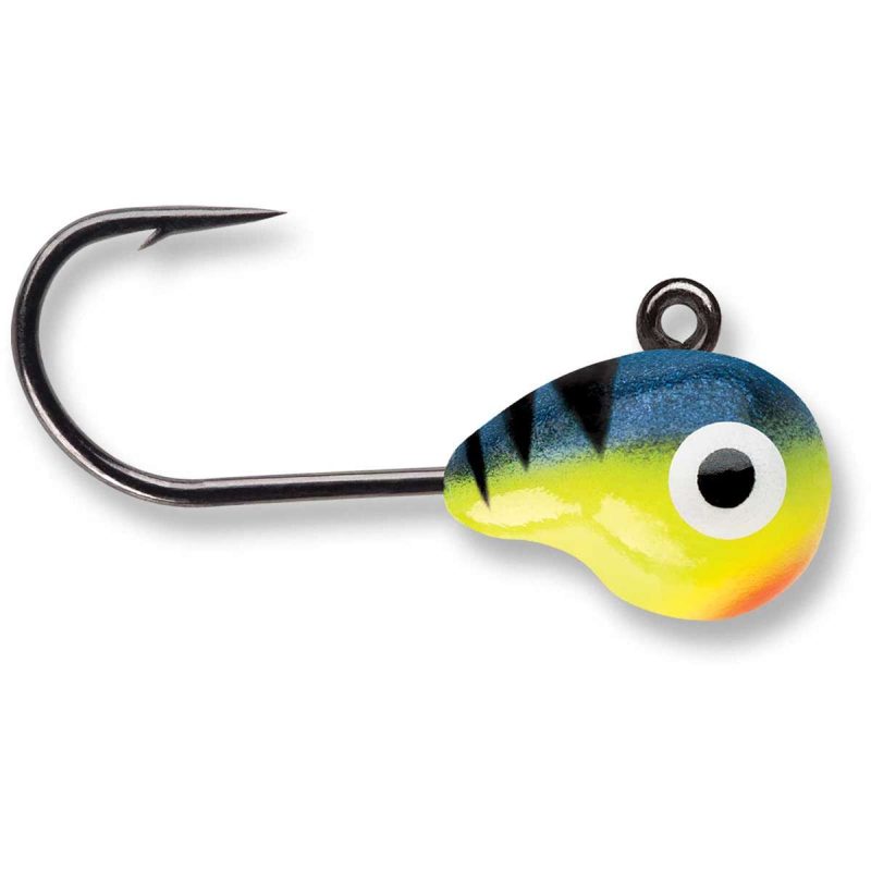 VMC Tungsten Tubby Jig - 1/32oz - Glow Hot Perch