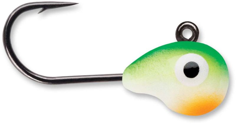 VMC Tungsten Tubby Jig - 1/64oz - Green Orange Glow