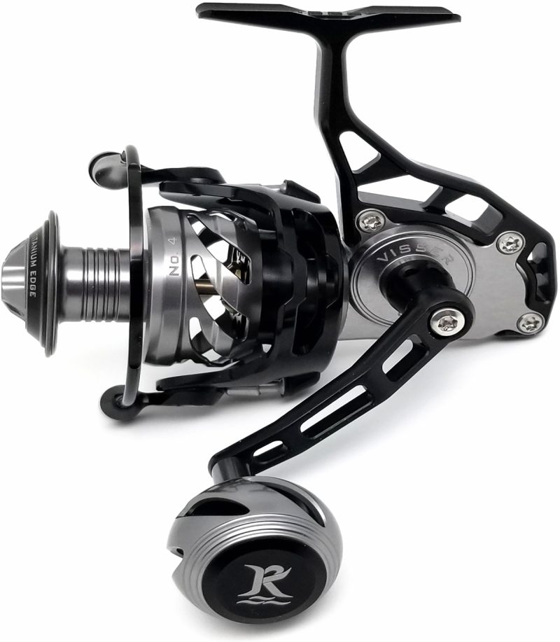 Visser Spinning Reels - - Gray/Black - No. 4