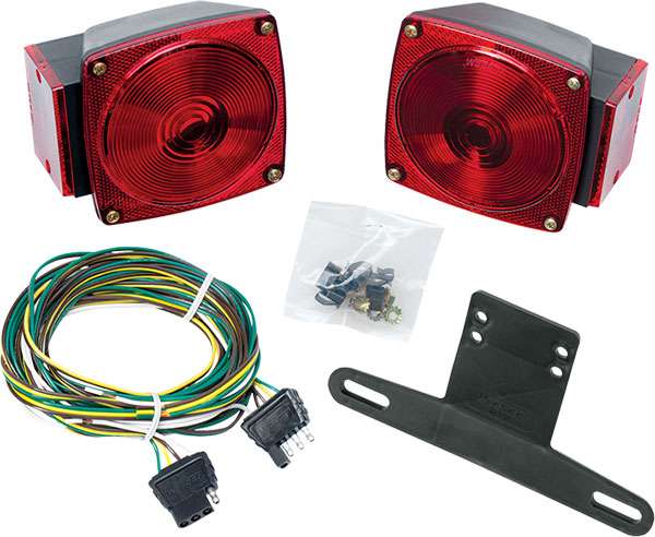 Wesbar Submersible Under 80" Taillight Kit - 2527511