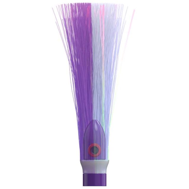 WolfPack Tackle Ahi Head - 3.5oz - Betta Purple - Crystal/Purple Hair