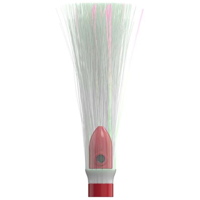 WolfPack Tackle Ahi Head - 3.5oz - Buoy Red Head - Crystal Hair