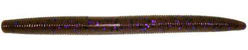 Yamamoto 5in Senko Lure 221 Cinnamon w/ Black Purple - 9-10 221 Cinnamon w/ Black Purple