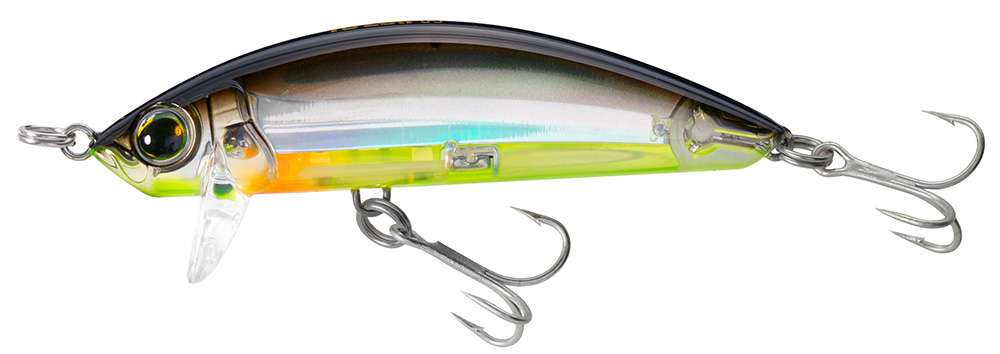 Yo-Zuri 3D Inshore Surface Minnow - 3-1/2 in. - Black Silver Chartreuse