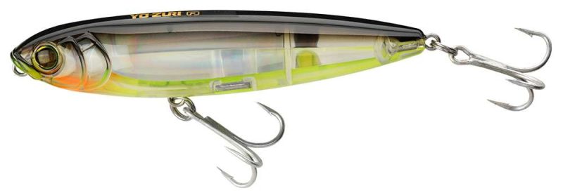 Yo-Zuri 3D Inshore Topknock Pencil Lure - Black Silver Chartreuse