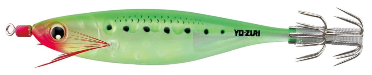 Yo-Zuri A1683 Squid Jig Ultra Bait Aurora Lure Luminous Green - A1683 Luminous Green