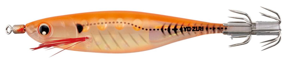 Yo-Zuri A1683 Squid Jig Ultra Bait Aurora Lure Luminous Orange - A1683 Luminous Orange