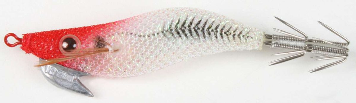 Yo-Zuri AURIE-Q "RS" Squid Jig 1.8 - Luminous Red Head - A1605-SLRH