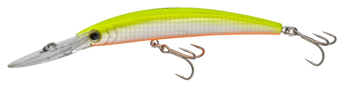 Yo-Zuri Crystal Minnow Deep Diver 4-3/8in HCL Holo Chart - R1135 HCL Holographic Chartreuse