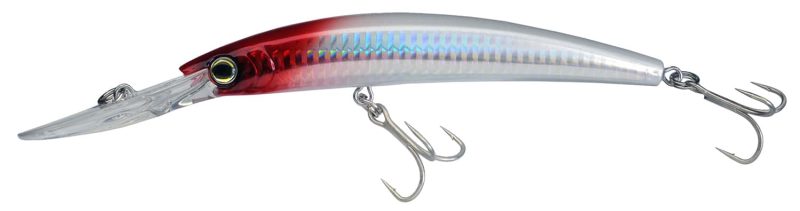 Yo-Zuri Crystal Minnow Deep Diver 4-3/8in HRH Holo Red Head - R1135 HRH Holographic Red Head