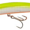 Yo-Zuri Crystal Minnow Deep Diver 5-1/4in HCL Holo Chart - R1136 HCL Holographic Chartreuse