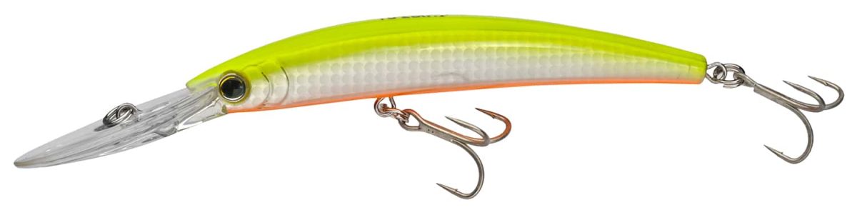 Yo-Zuri Crystal Minnow Deep Diver 5-1/4in HCL Holo Chart - R1136 HCL Holographic Chartreuse