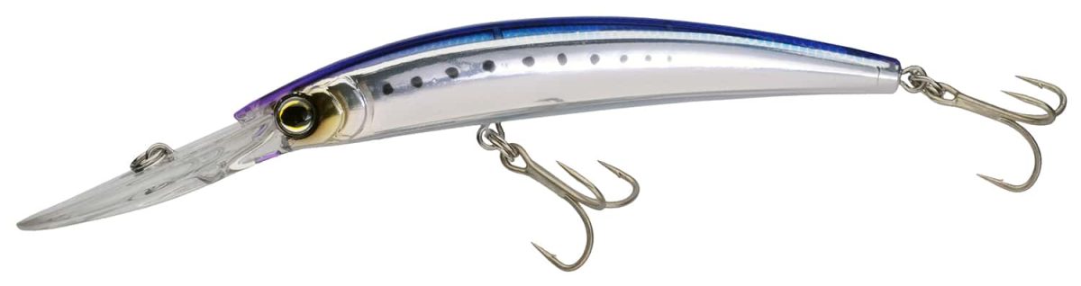 Yo-Zuri Crystal Minnow R1134 Deep Diver 5-1/4in HIW Sardine - R1136 HIW Sardine