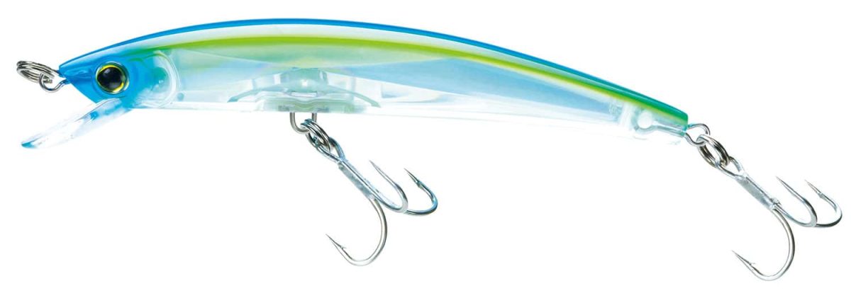 Yo-Zuri F1145 Crystal 3D Minnow C58 Blue Yellow - F1145 C58 Blue Yellow