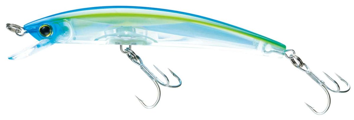 Yo-Zuri F1146 Crystal 3D Minnow C58 Blue Yellow - F1146 C58 Blue Yellow