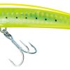 Yo-Zuri F1146 Crystal 3D Minnow GHCS Chartreuse Silver - F1146 GHCS Chartreuse Silver