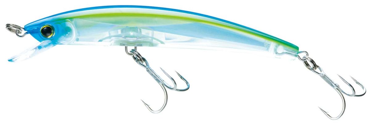 Yo-Zuri F1147 Crystal 3D Minnow C58 Blue Yellow - F1147 C58 Blue Yellow